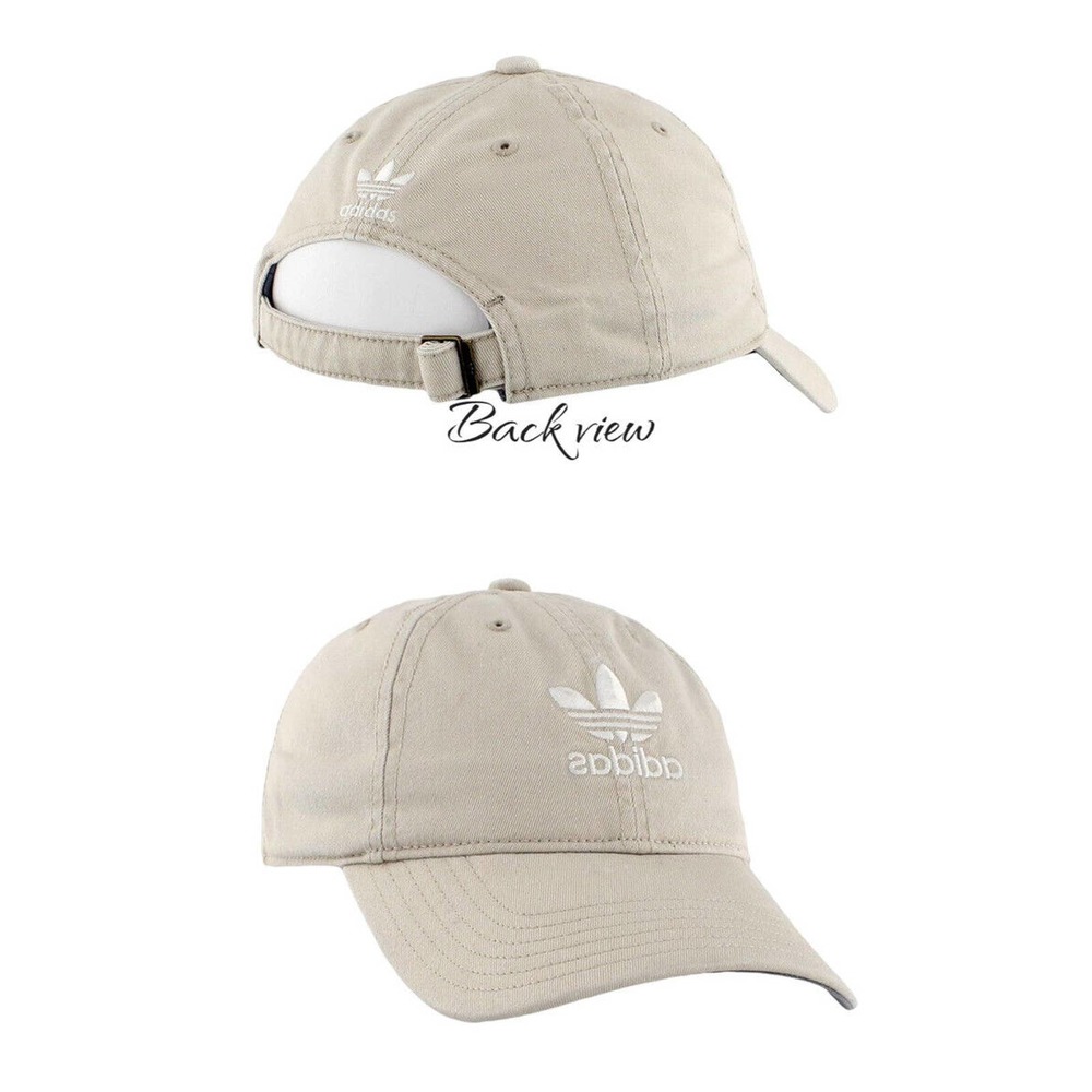 NWT Adidas Originals Women's Originals Relaxed Plus Strapback - Khaki/White